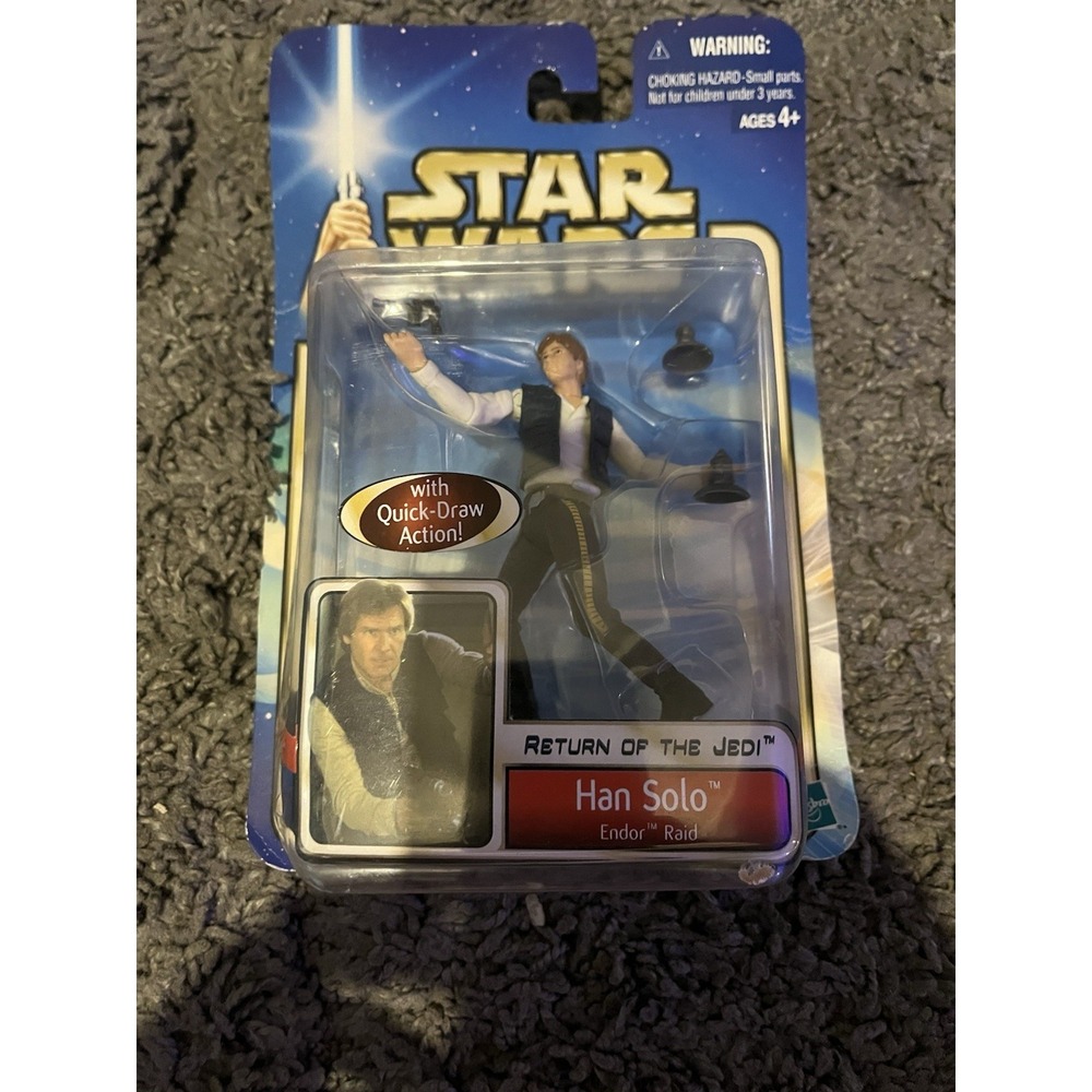 Star Wars Episode VI Return of the Jedi Endor Raid Han Solo Quick-Draw‎ Action